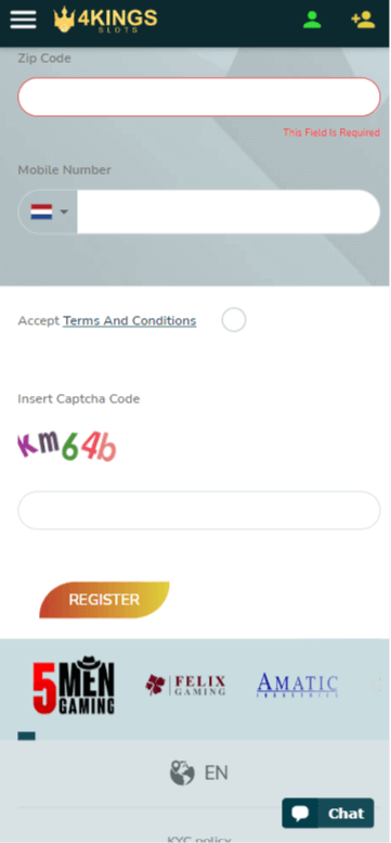 4Kingslots Casino Registration Process Image 3 4Kingslots Casino Registration Process Image 3