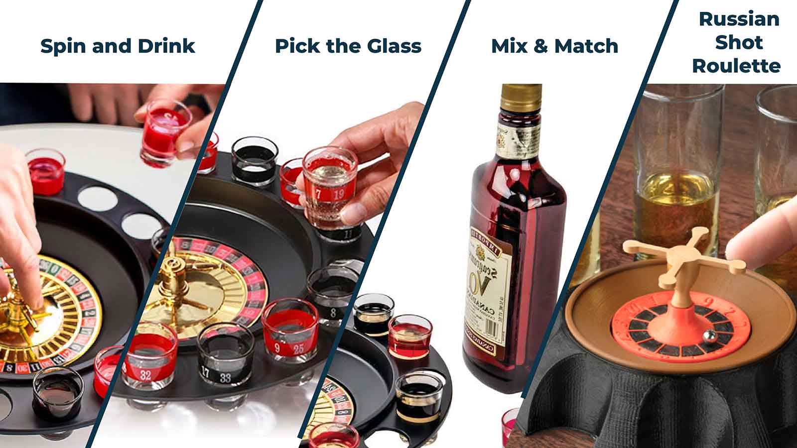 Shot roulette variations