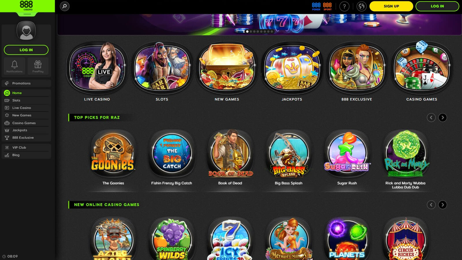 888 Casino #1. Best online casino in Brazil for live dealers