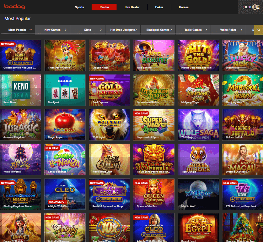 Bodog Desktop Preview 1