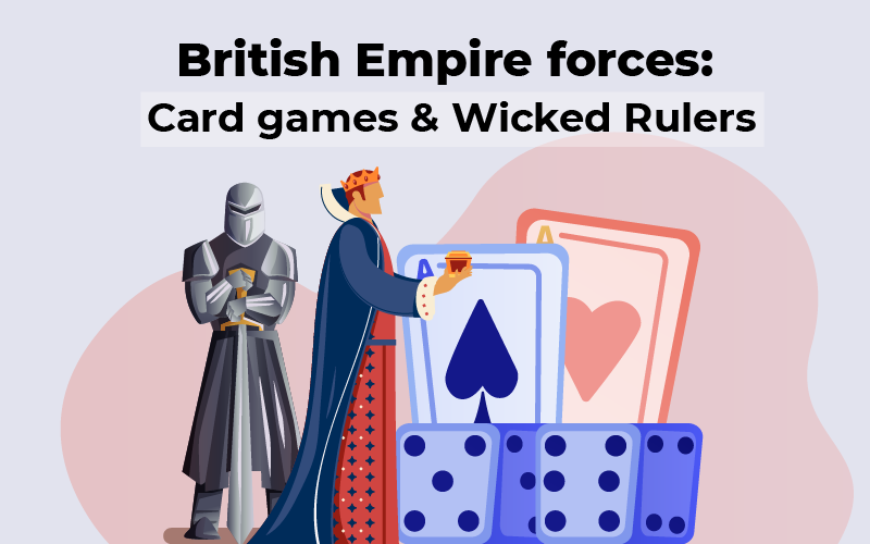 British Empire forces: card games