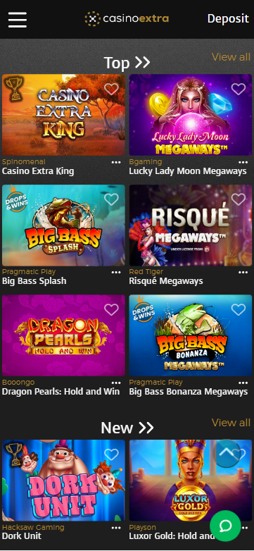 Casino Extra Mobile Preview 2