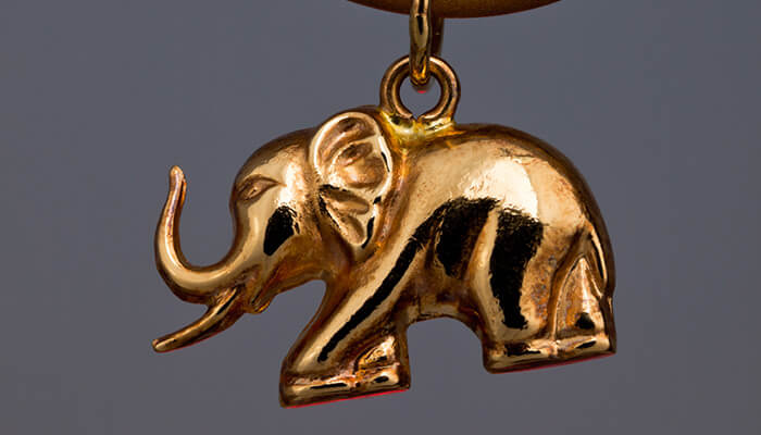 Elephant charm