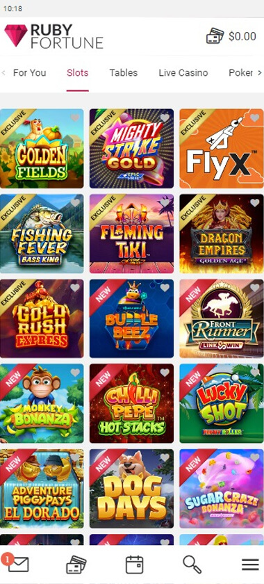 Best Online Casinos Mobile Preview 2