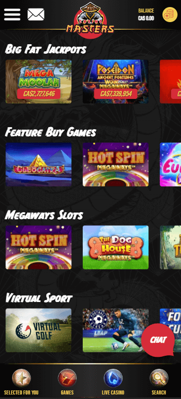 Casino Masters Mobile Preview 2 Casino Masters Mobile Preview 2