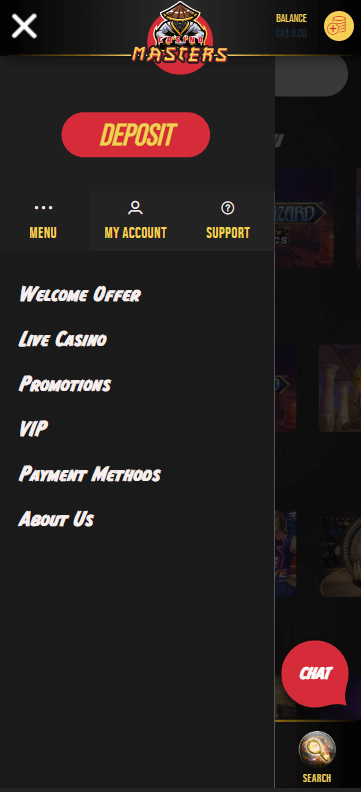 Casino Masters Mobile Preview 1 Casino Masters Mobile Preview 1