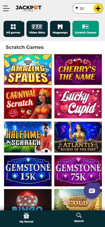 Jackpot Island Casino Mobile Preview 1