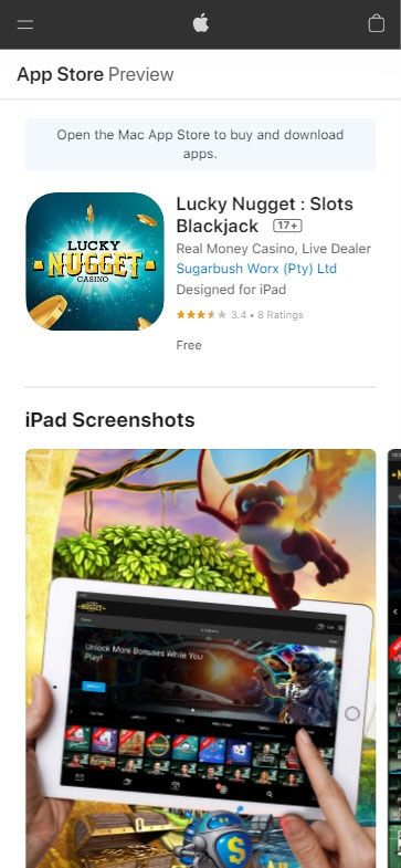 Lucky Nugget Casino App Preview 1