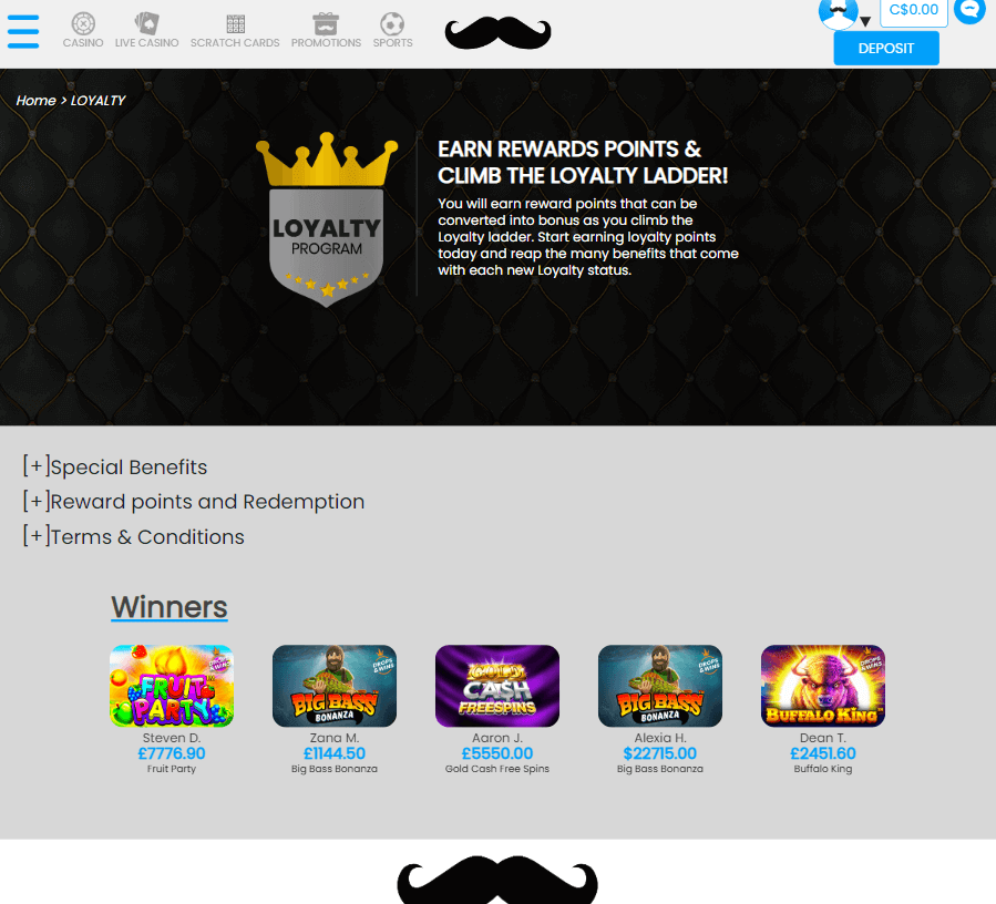 Mr.Play Casino Desktop Preview 2